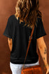 Autumn Blessings Cross Pumpkin Floral Graphic Tee Top